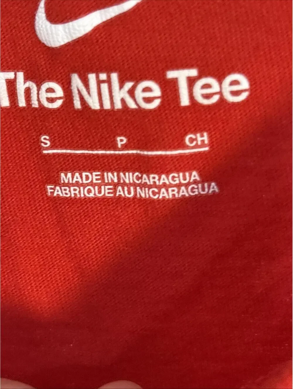 Nike The Nike Tee Mens T Shirt‎ Small Red Just Do It Spellout Short Sleeve